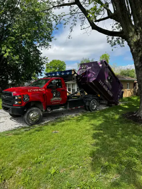 Residential Cleanouts - 16 yard dumpster rental in Hendricks County Indiana