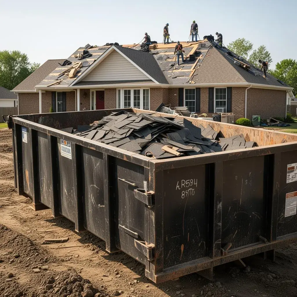Roofing Dumpster Rentals - Dumpster rental in Hendricks County